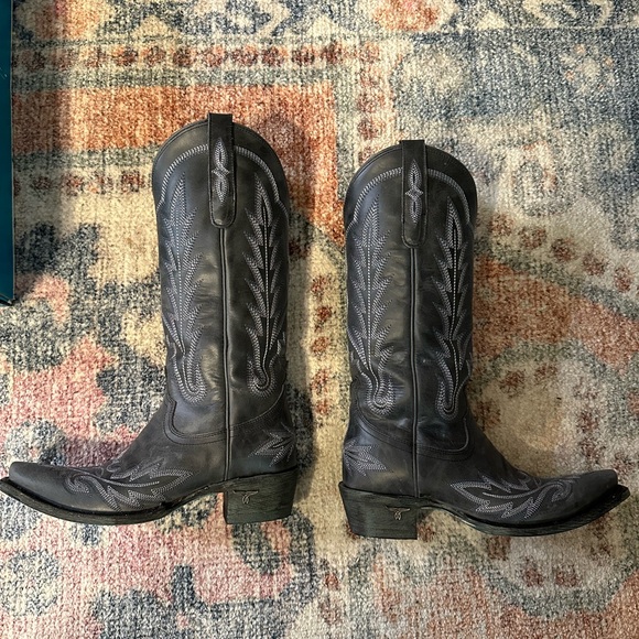 Lexington Lane Cowboy Boots in Deep Water - Picture 1 of 6